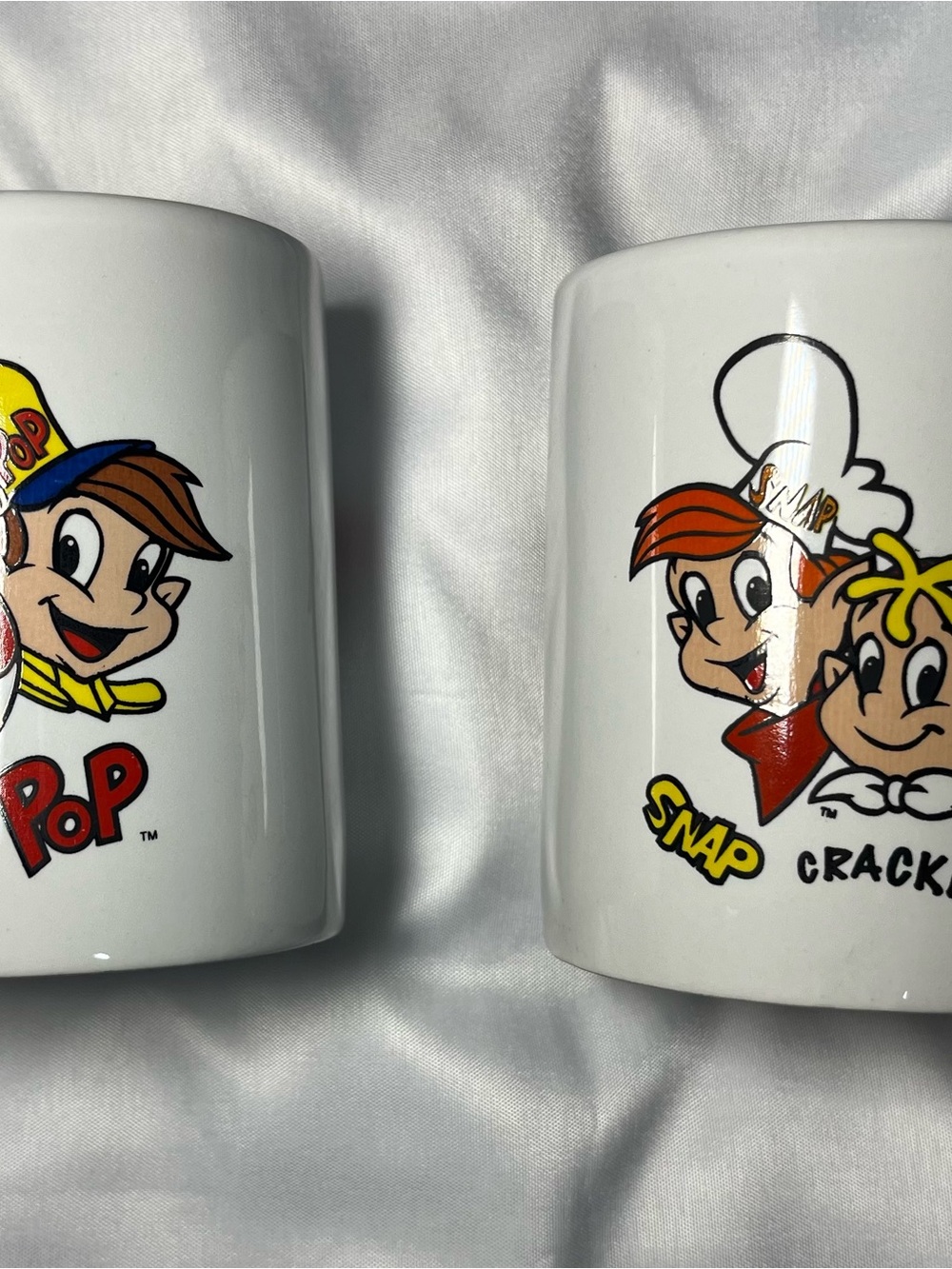 Vintage‎ 2001 Kellogg’s Rice Krispies Snap Crackle Pop Mug Lot of 2